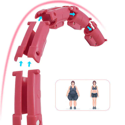 Adjustable Smart Fitness Hoop for Waist Training