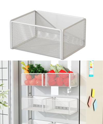 Magnetic Basket Organizer – Small White