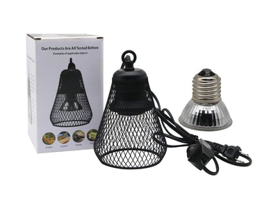 Reptile Heating Lamp with Anti-Scald Guard