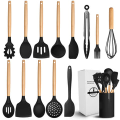 14-Piece Silicone Kitchen Utensil Set
